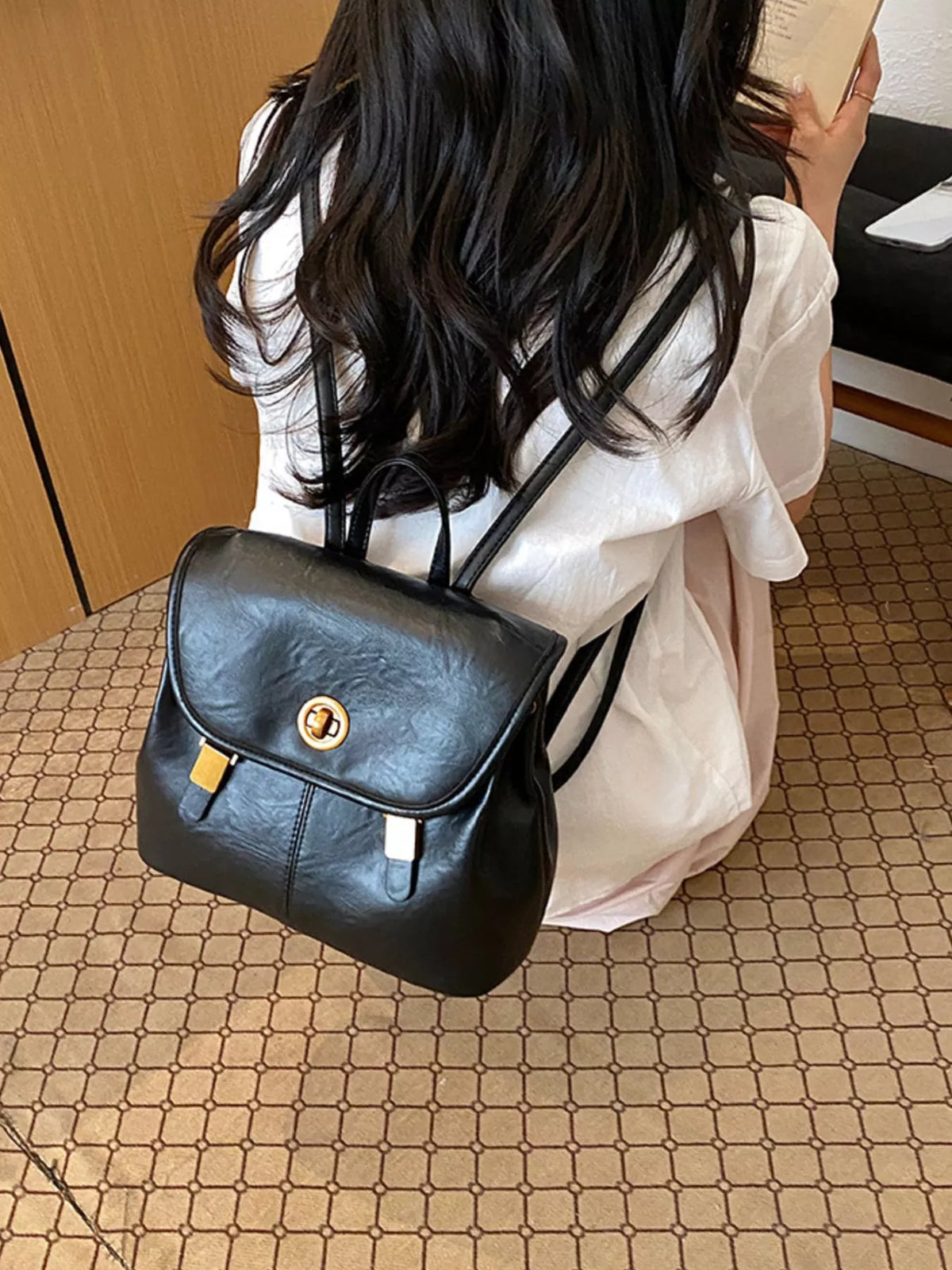 PU Leather Backpack Bag - Lilixa.store