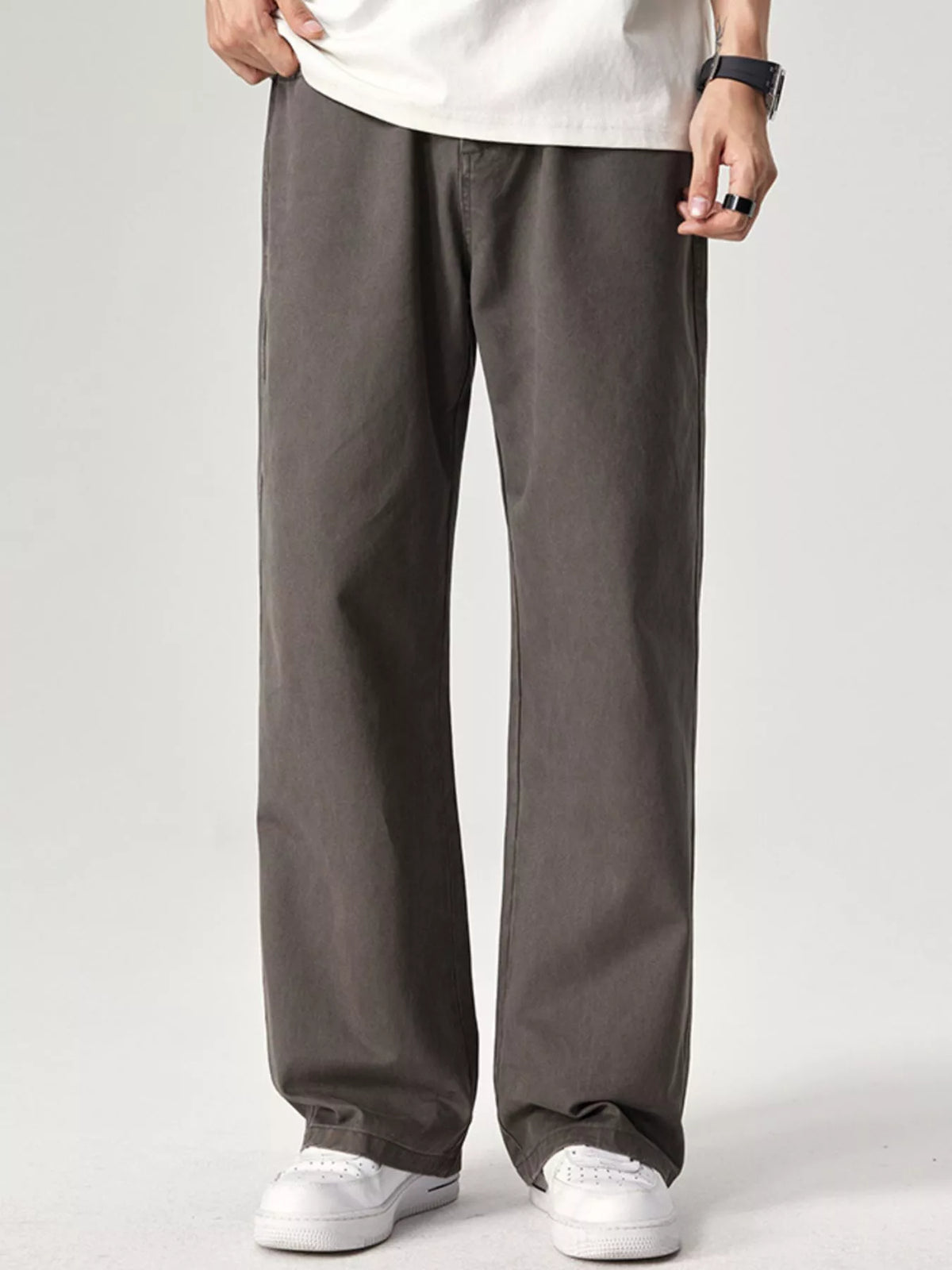 Men's Plus Size Wide Leg Pants, view 4