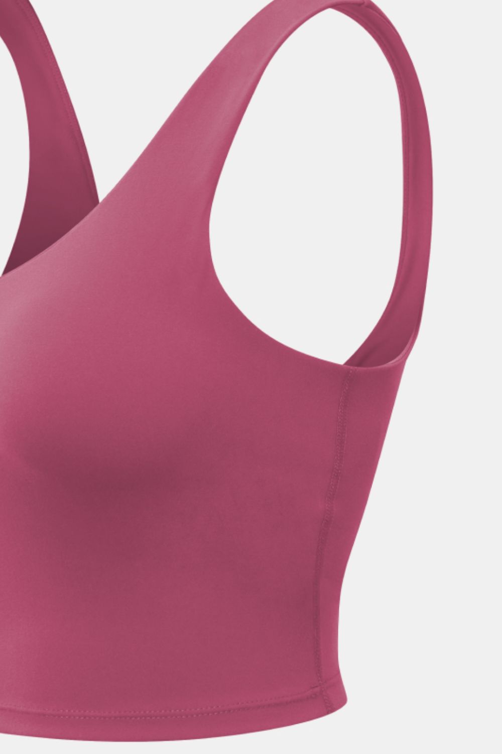 Cropped Scoop Neck Active Tank Top - Lilixa.store