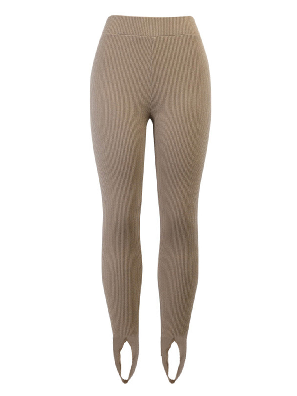 Ribbed Mid Waist Leggings - Lilixa.store