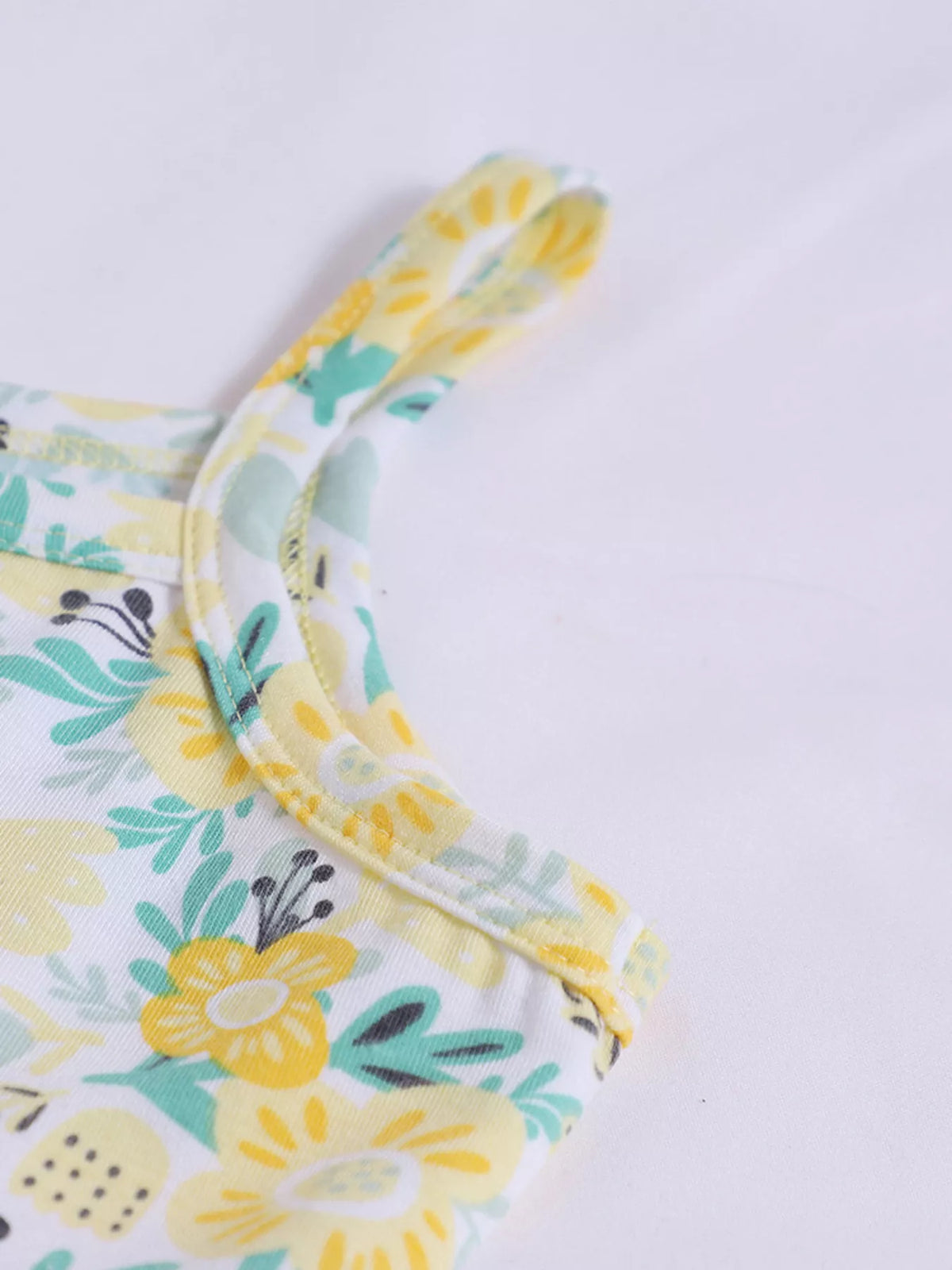 Children's Floral Print Spaghetti Strap Dress - Lilixa.store