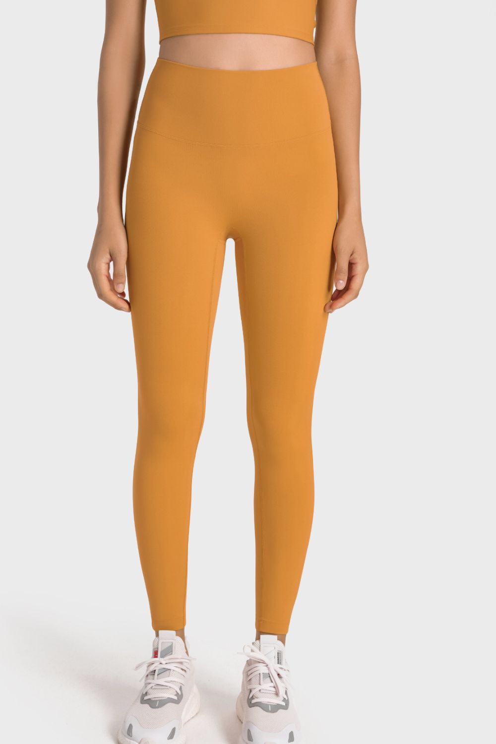 Millennia High-Rise Wide Waistband Yoga Leggings - Lilixa.store
