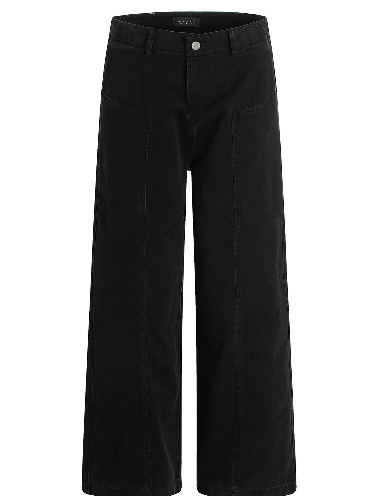 Men's Wide Leg Casual Pants in Black