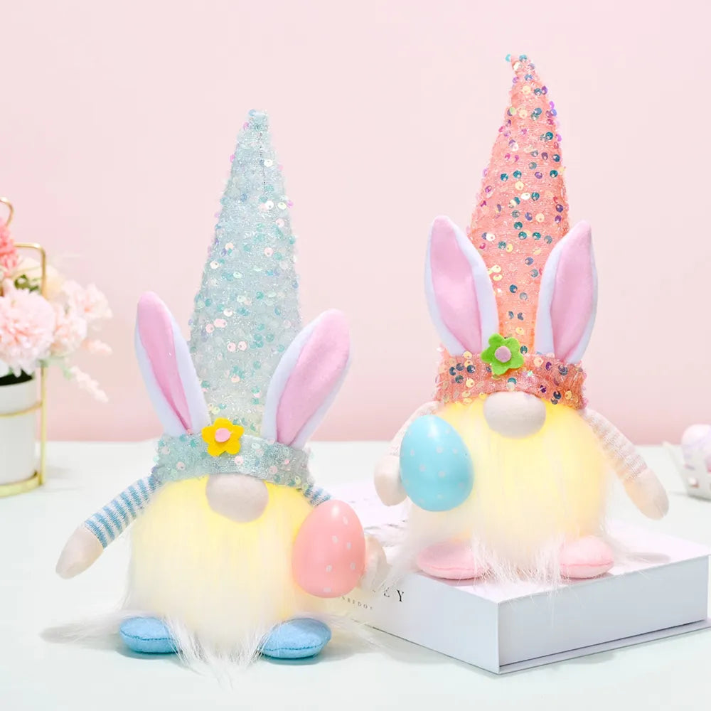 Easter Sequin Pointed Hat Faceless Gnome - Lilixa.store