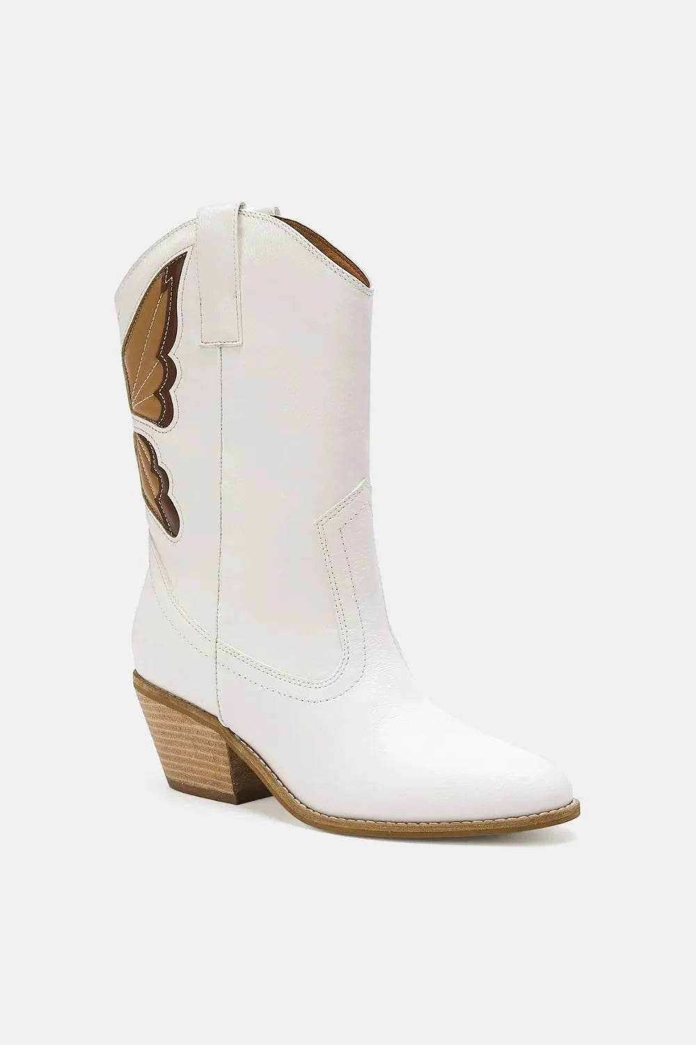 Beast Fashion Butterfly Cut Detail Point Toe Boots - Lilixa.store