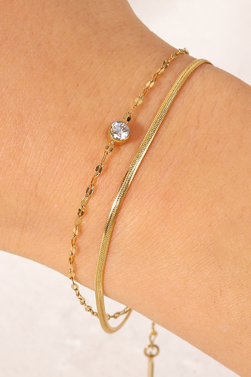 Icing on the Cake Strass doppellagiges Armband