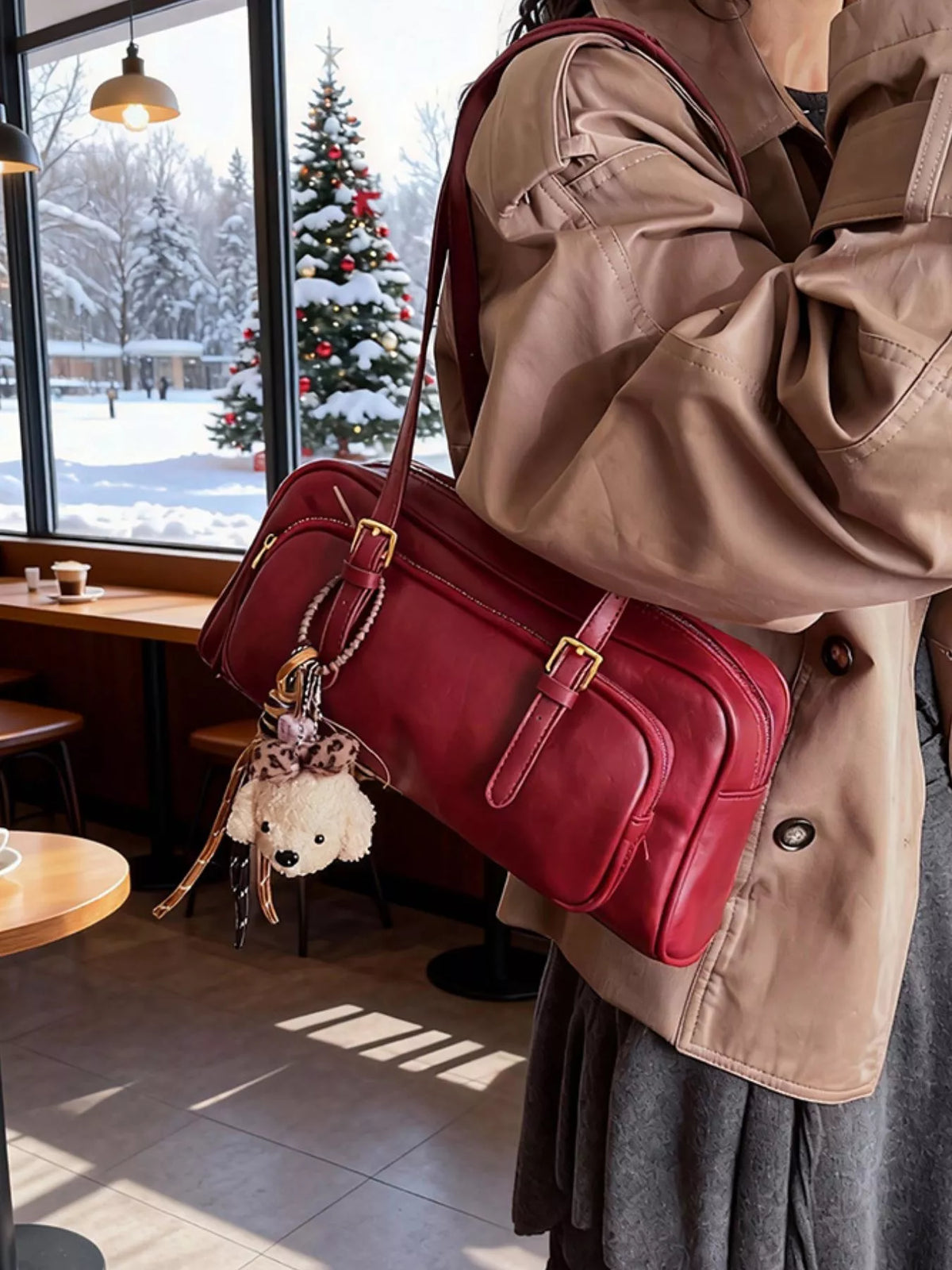 PU Leather Shoulder Bag - Lilixa.store