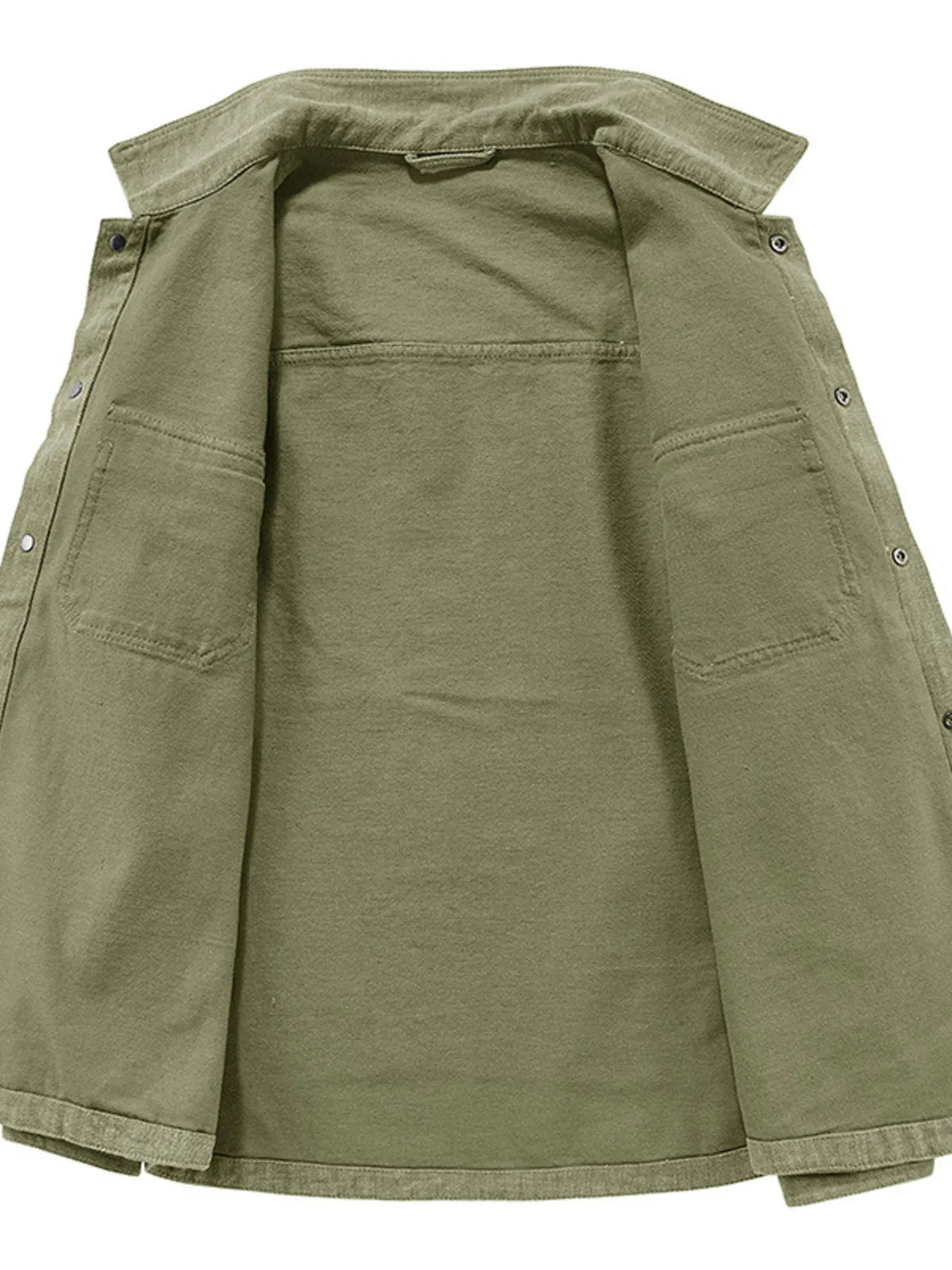 Men's Plus Size Dual Chest Pockets Shacket - Lilixa.store