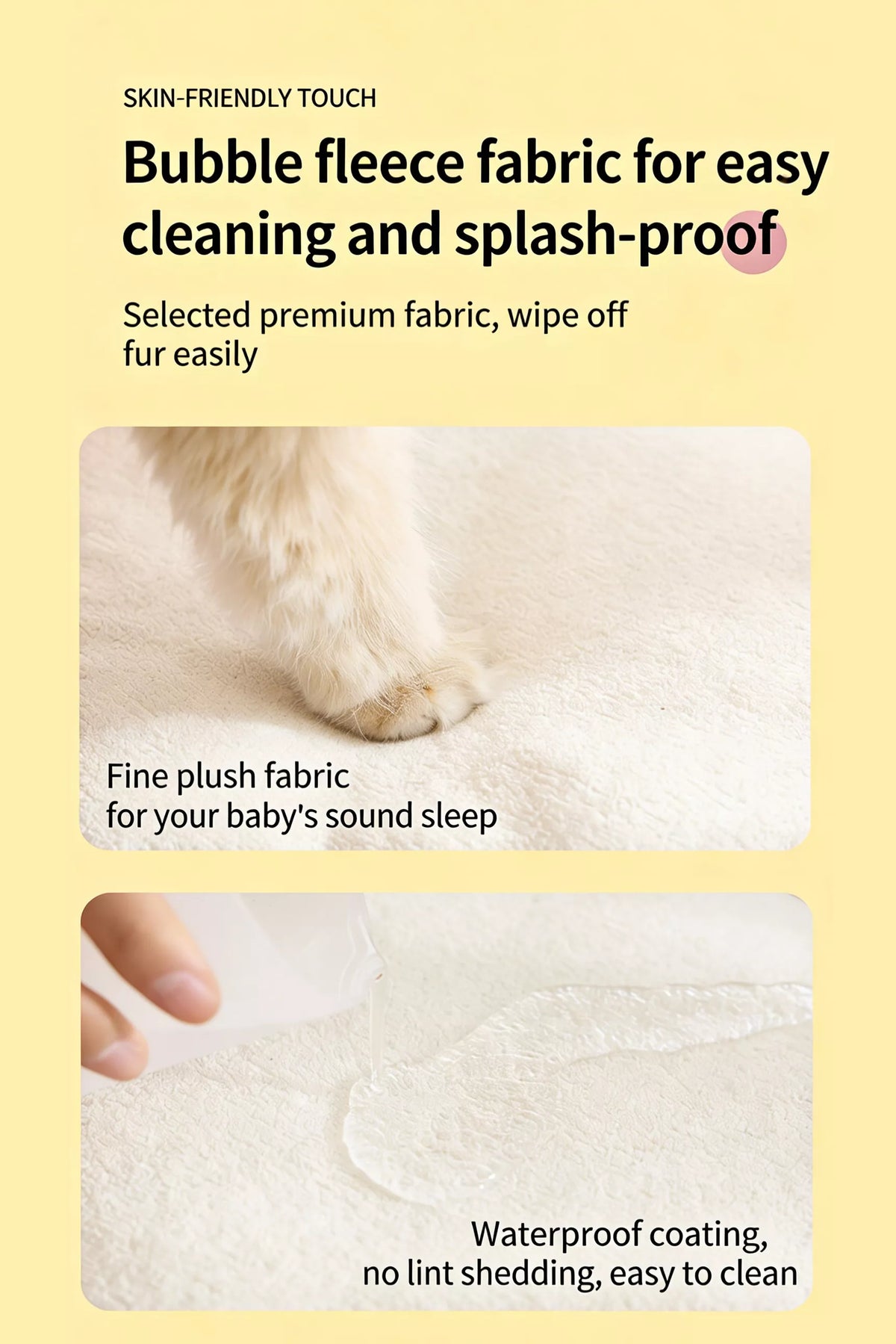 Cartoon Plaid Design Pet Mat with Bow - Lilixa.store
