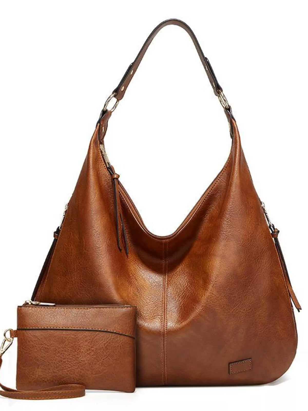 Leather Slouchy Shoulder Bag
