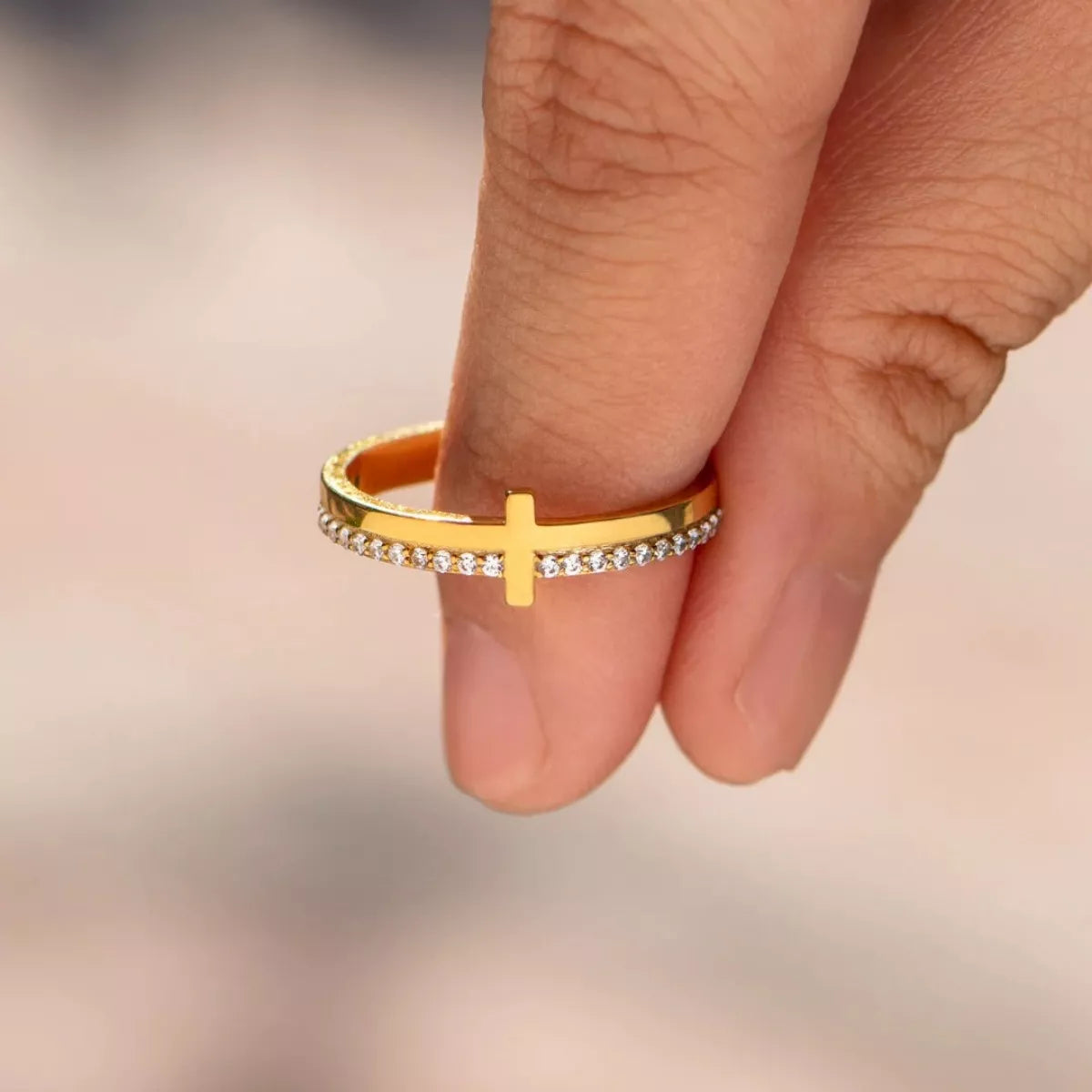 925 Sterling Silver Cross Ring - Lilixa.store