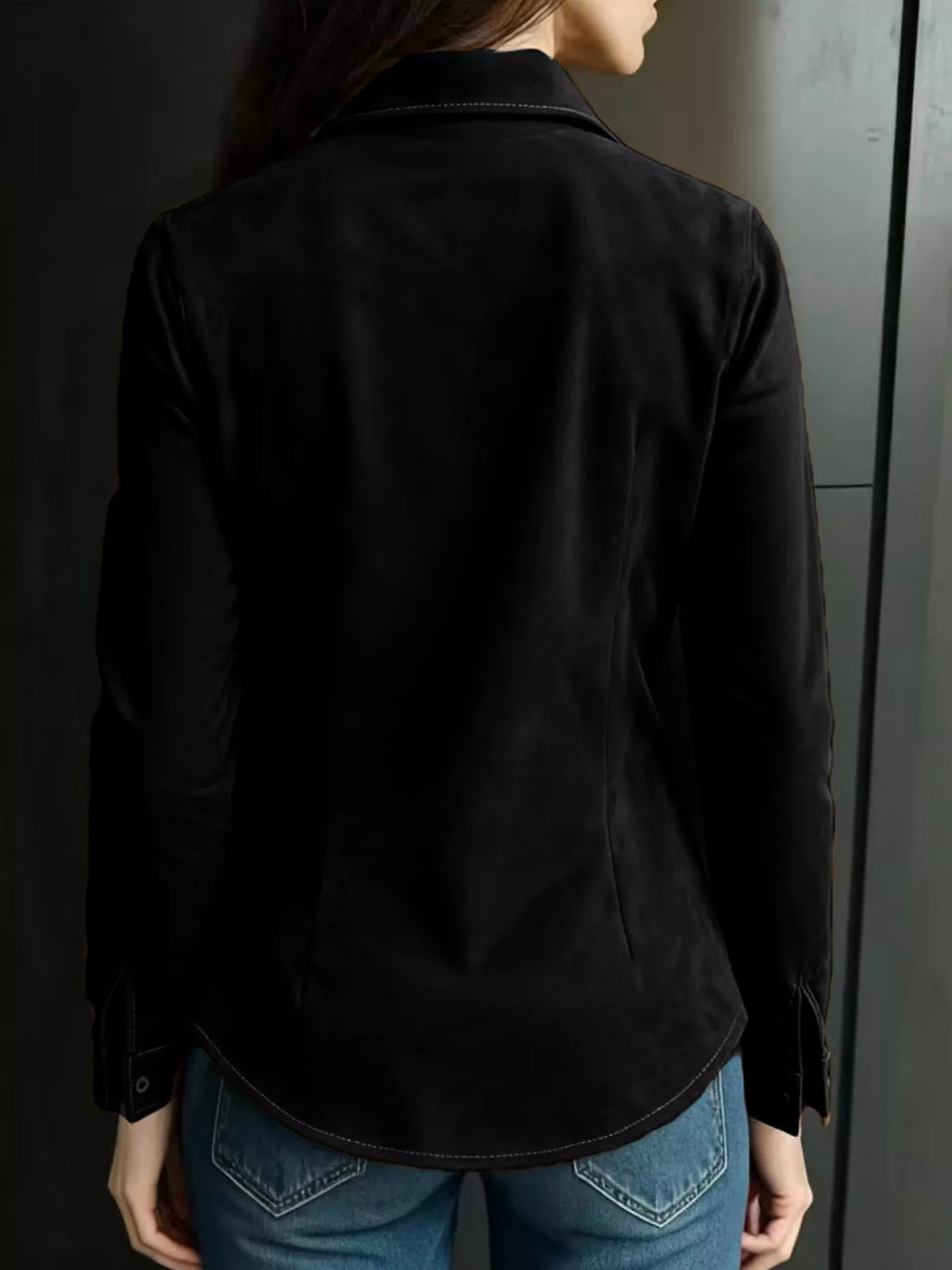 Classic Slim-Fit Long Sleeve Shirt, view 5