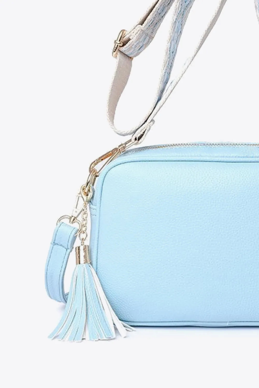 PU Leather Tassel Crossbody Bag - Lilixa.store