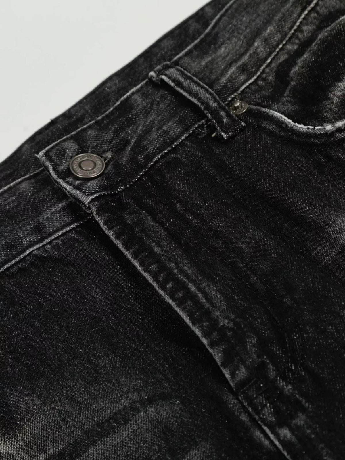 Men's Full Size Vintage Wash Wide Leg Jeans Plus Size - Lilixa.store