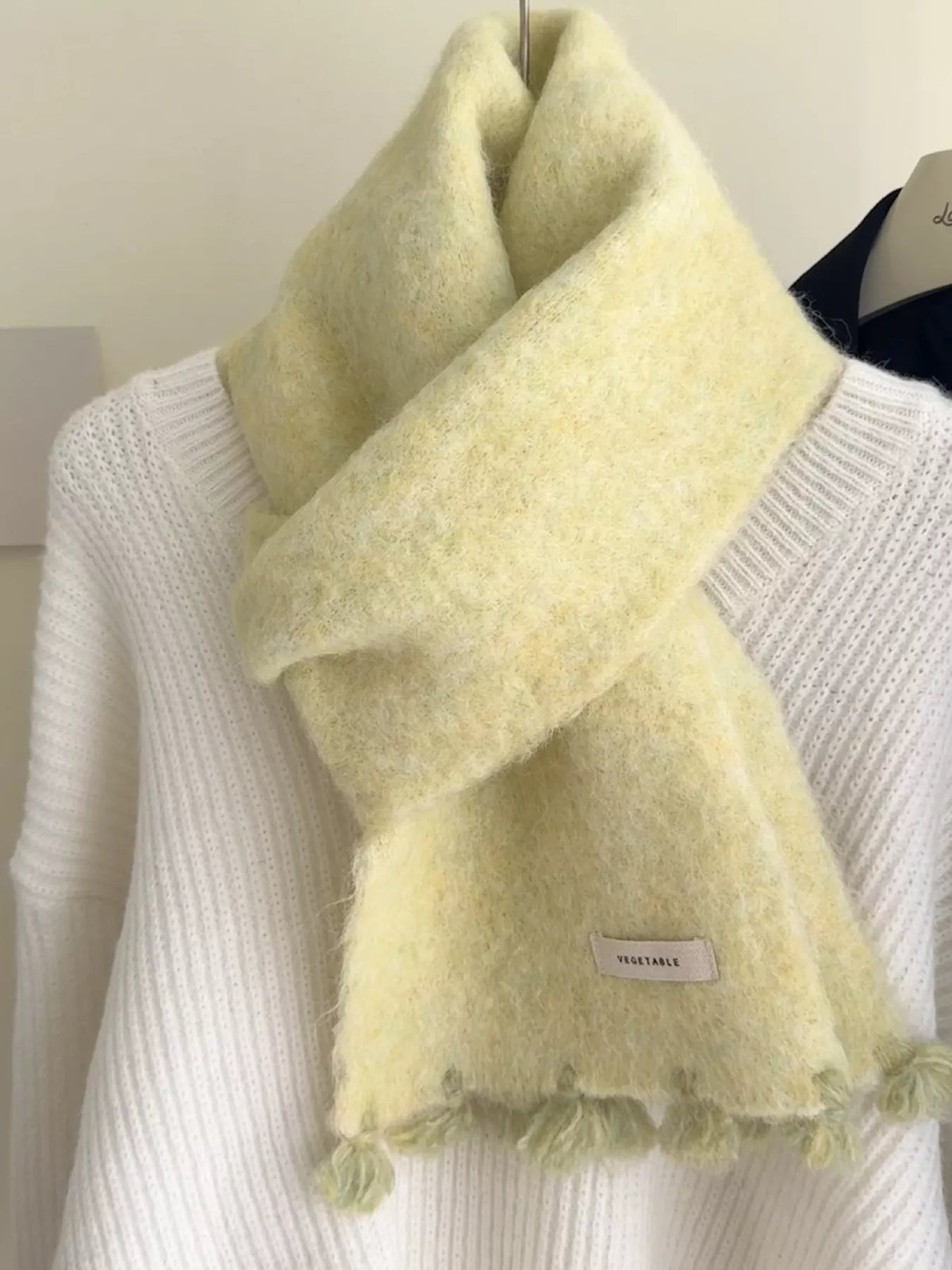 Tassel Knitted Scarf - Lilixa.store