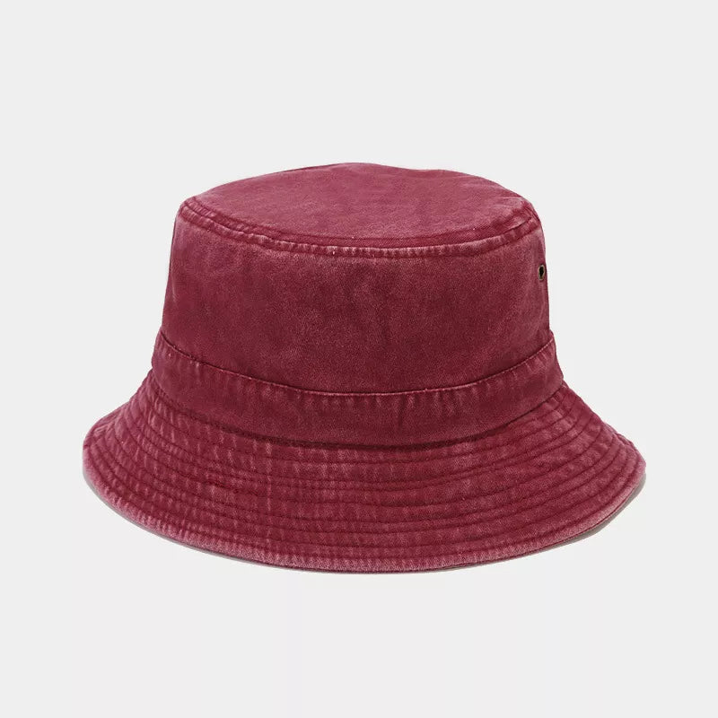 Washed Cotton Bucket Hat - Lilixa.store
