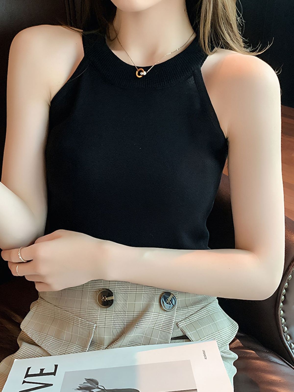 Ribbed Knit Cami Top - Lilixa.store