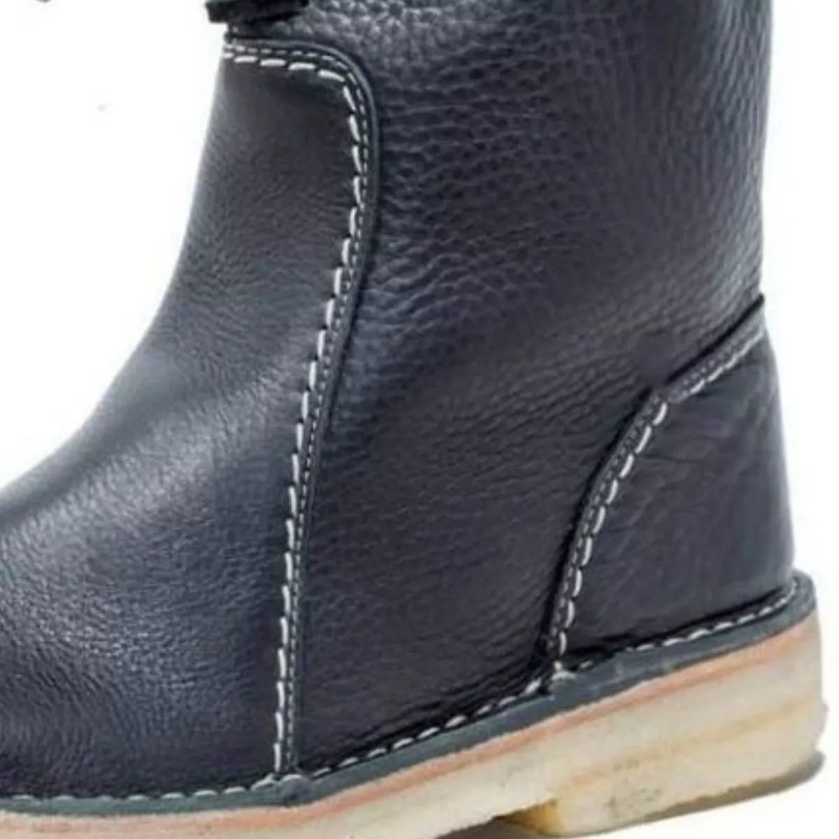 Round Toe Flats Boots - Lilixa.store