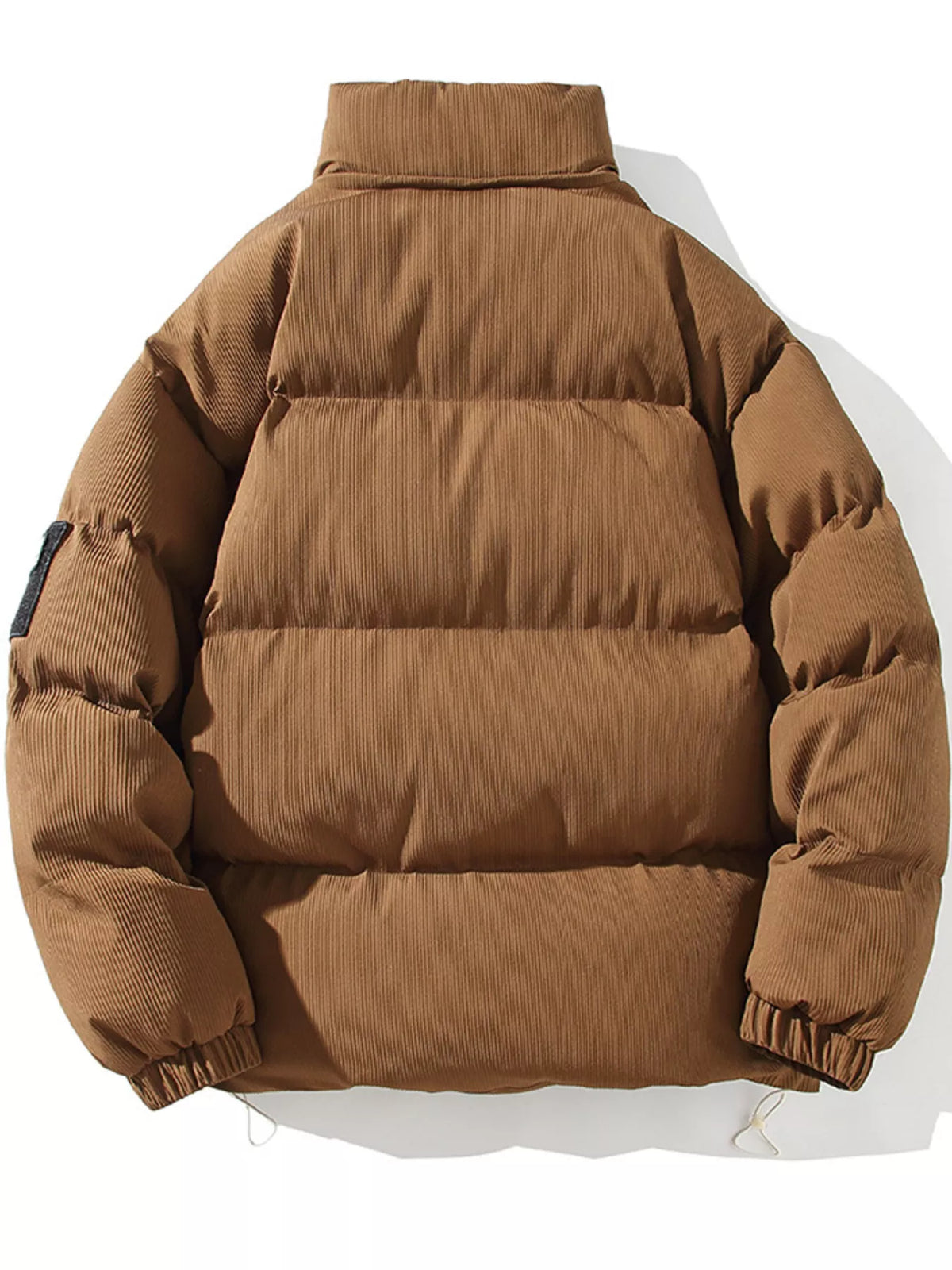 Men's Plus Size Zip Up Long Sleeve Puffer Jacket - Lilixa.store