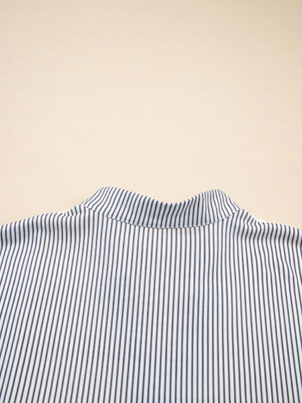Floral Striped Drop Sleeve Collared Boxy Fit Sweatshirt - Lilixa.store