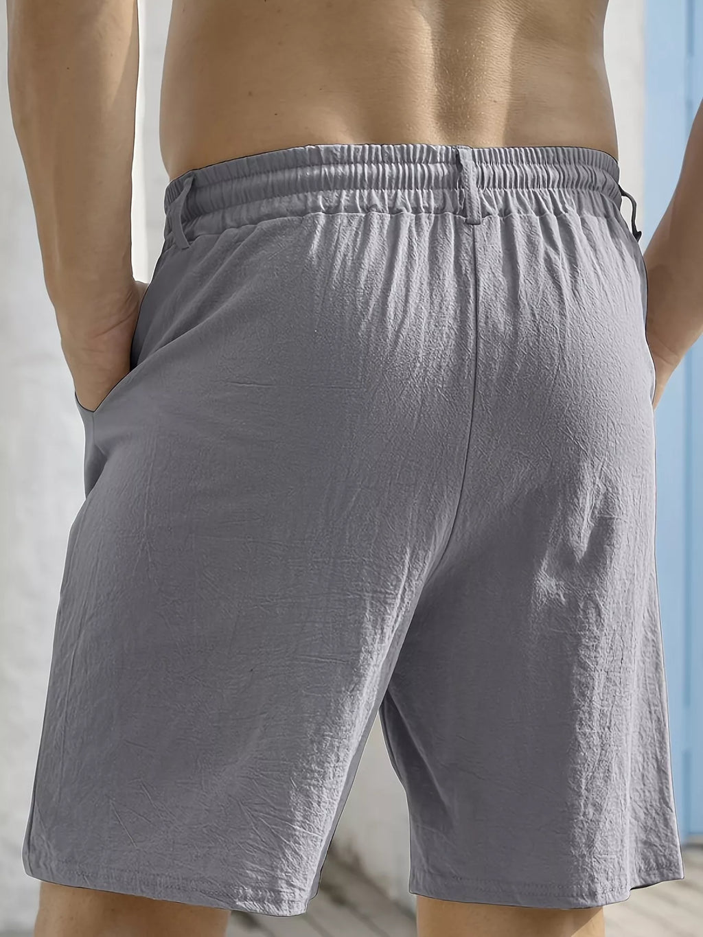 Men' Full Size Lightweight Drawstring Shorts Plus Size - Lilixa.store
