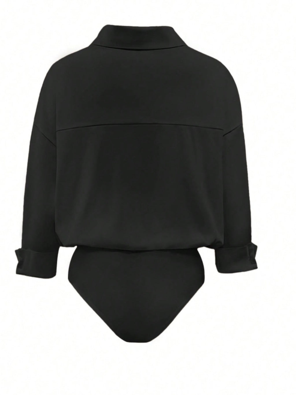 Button-Down Long Sleeve Bodysuit - Lilixa.store