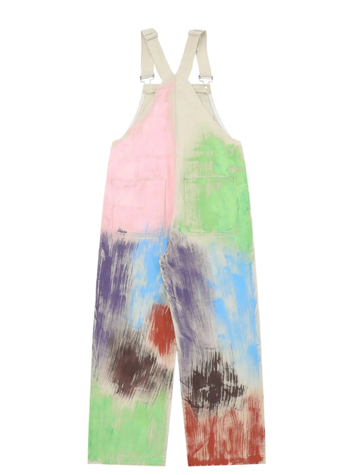 Colorful Wide Leg Overalls - Lilixa.store