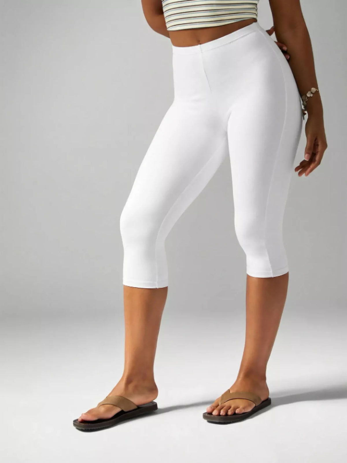 High-Waisted Active Capri Leggings - Lilixa.store