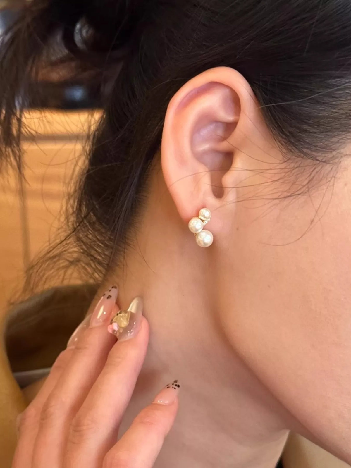 Pearl Cluster Earrings - Lilixa.store