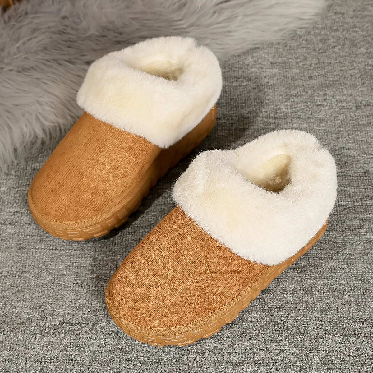 Suede Sherpa-Lined Winter Boots, view 2