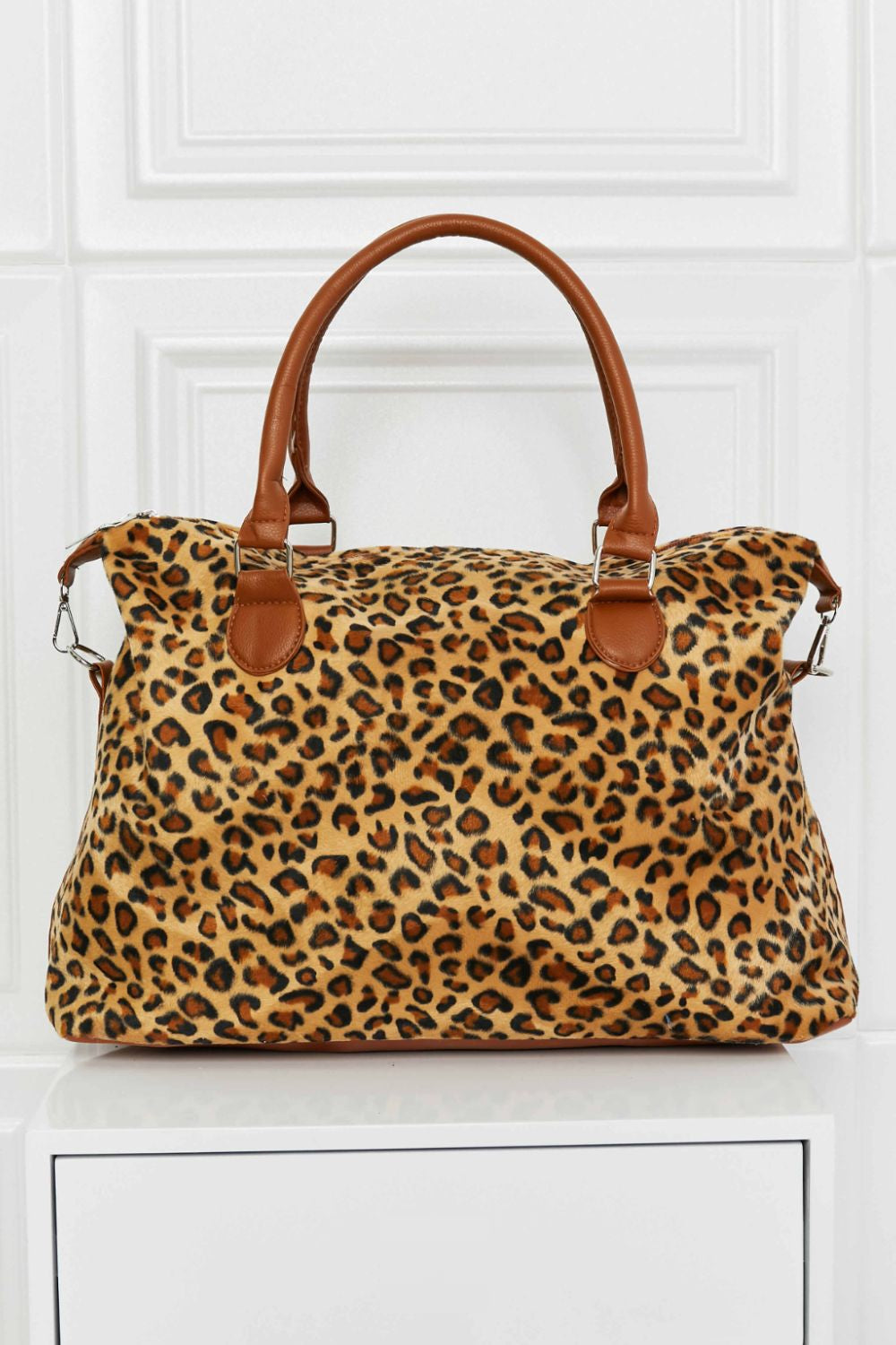 Animal Print Brushed Weekender Bag - Lilixa.store