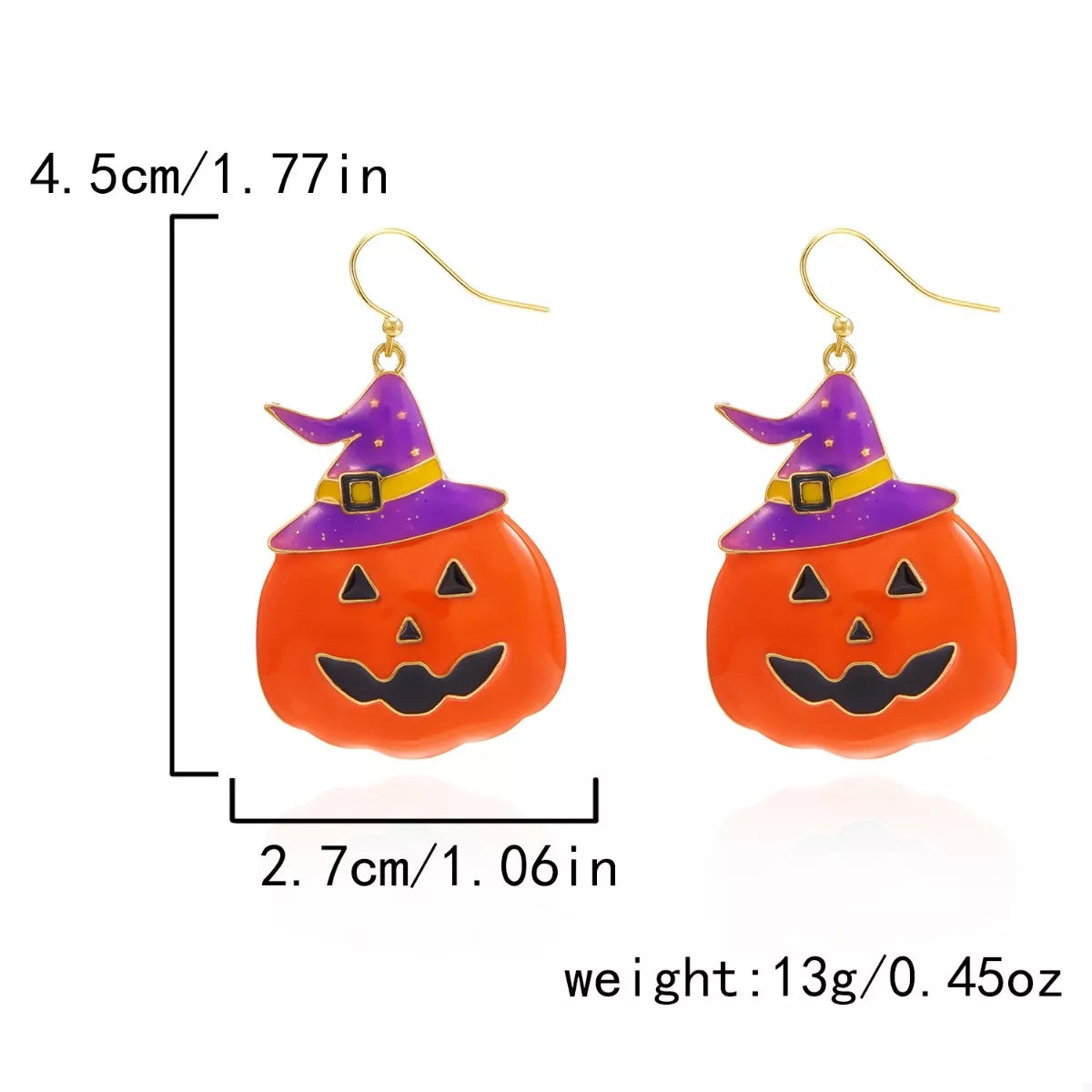 Halloween Pumpkin Dangle Earrings - Lilixa.store