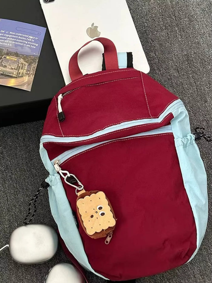 Two-Tone Lightweight Casual Backpack Bag - Lilixa.store