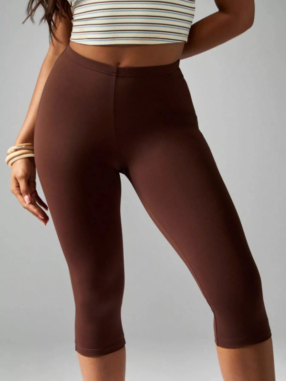 High-Waisted Active Capri Leggings - Lilixa.store