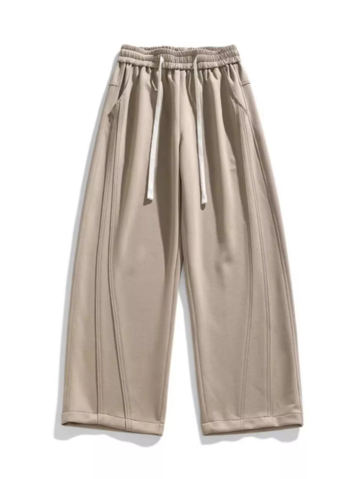 Men's Plus Size Loose Fit Wide Leg Casual Pants