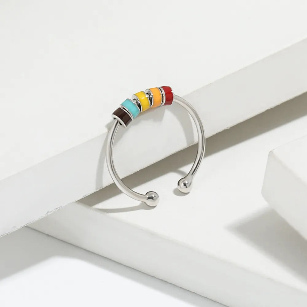 925 Sterling Silver Oil Drip Ring - Lilixa.store