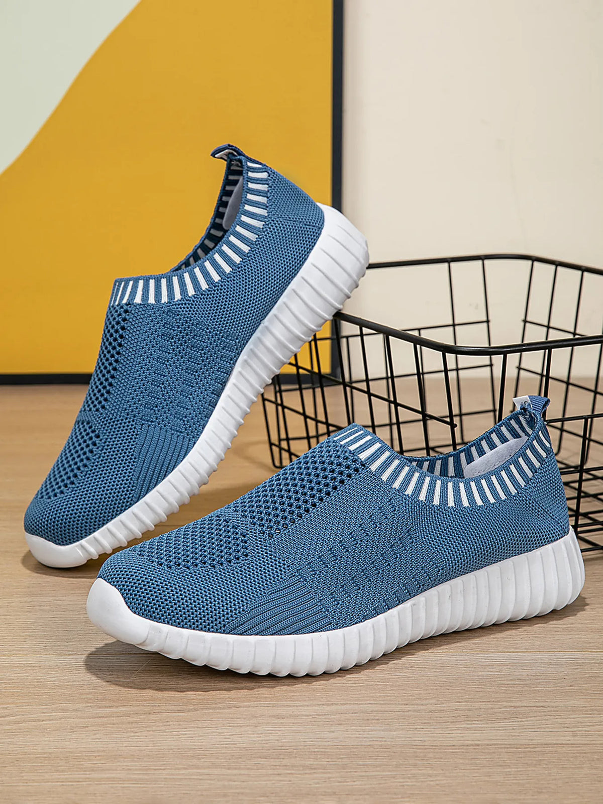 Breathable Knit Slip-On Athletic - Lilixa.store