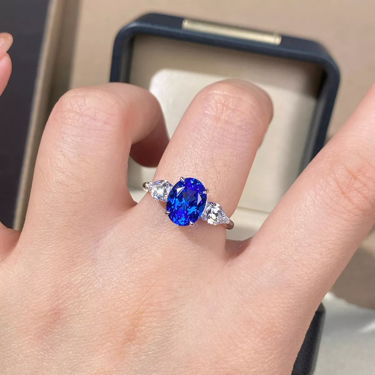 925 Sterling Silver Zircon Ring - Lilixa.store