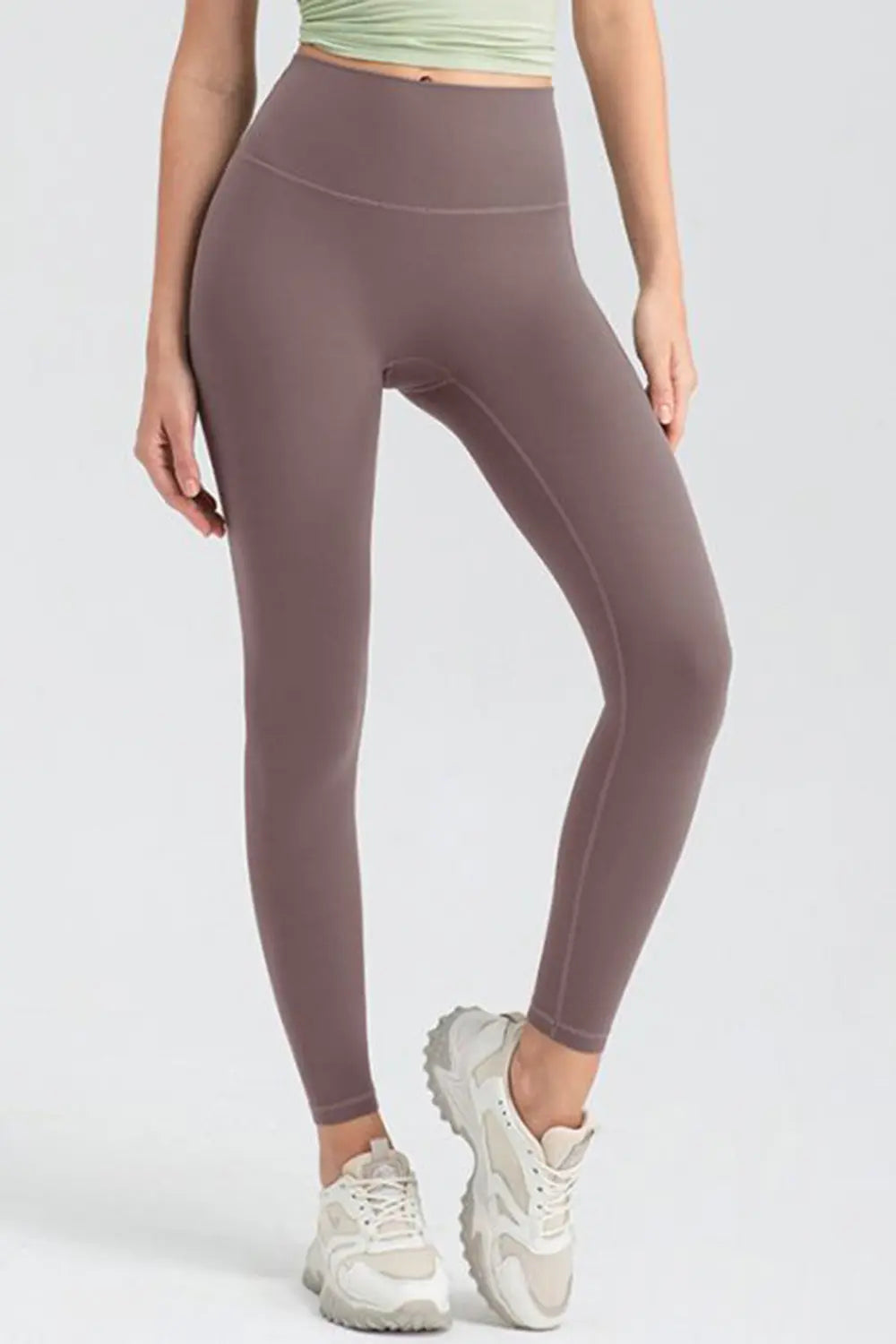 Wide Waistband High Waist Sport Leggings - Lilixa.store