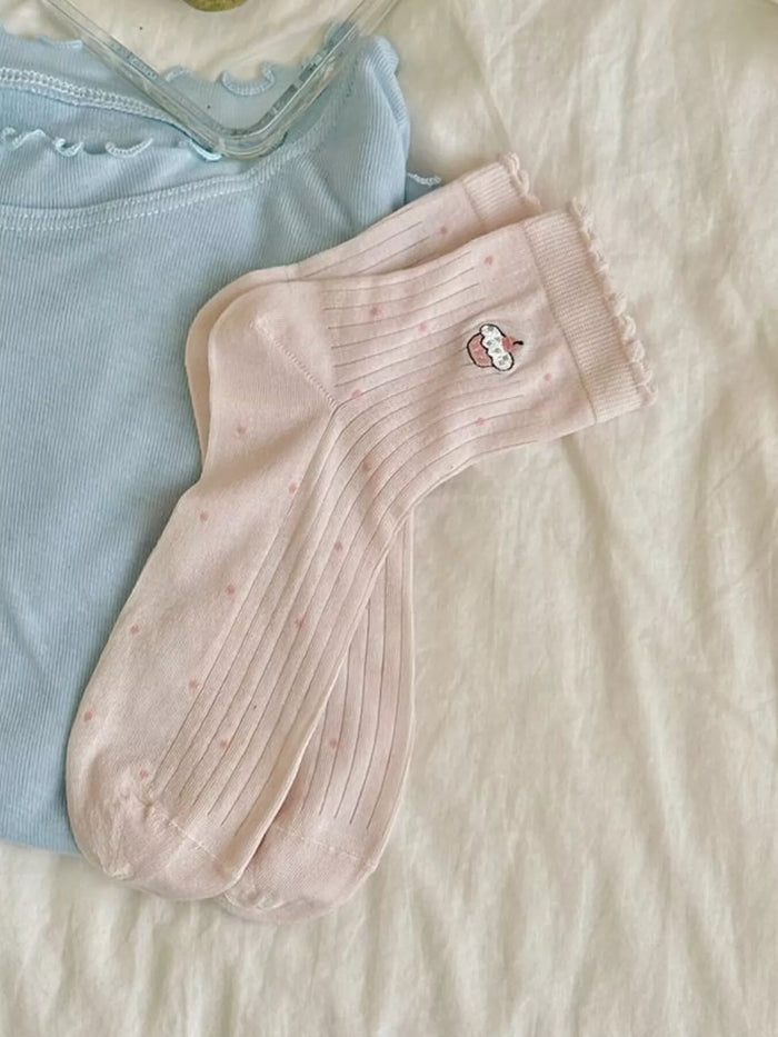 Breathable Knit Crew Socks - Lilixa.store