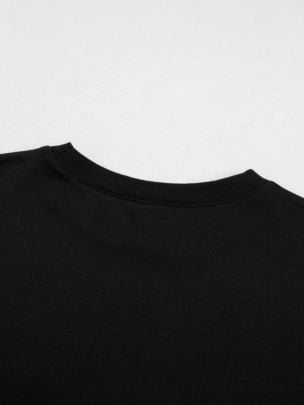 Embroidered Spooky Season Long Sleeve Round Neck Sweatshirt - Lilixa.store