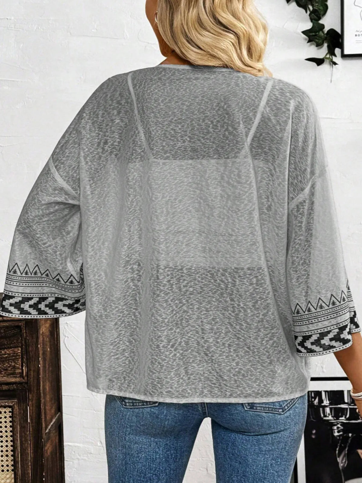 Open Front Kimono Cardigan - Lilixa.store