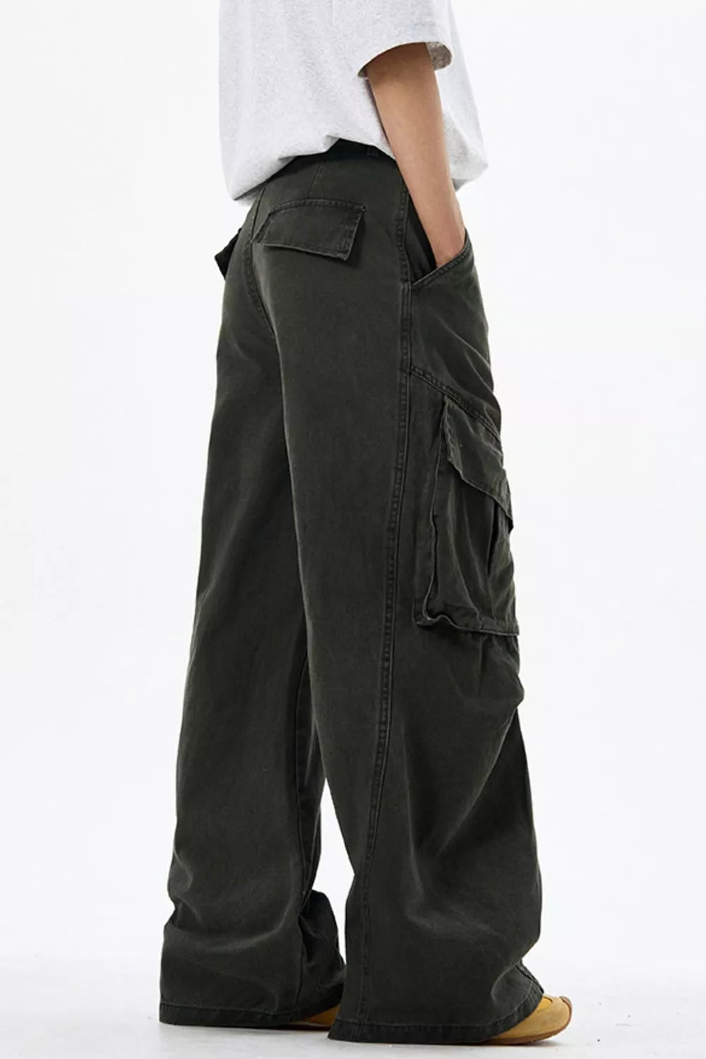 Men's Loose Fit Multi-Pocket Cargo Pants, view 5