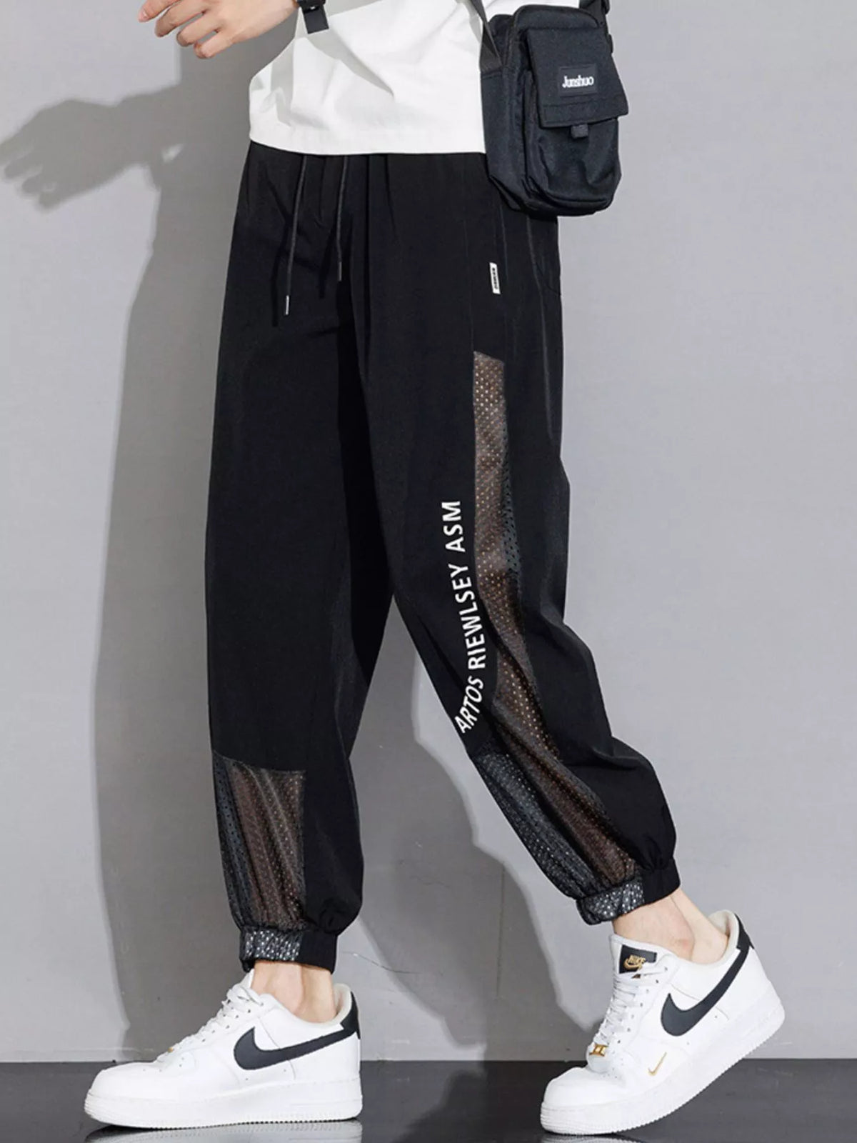 Men's Plus Size Wide Leg Pants, view 2
