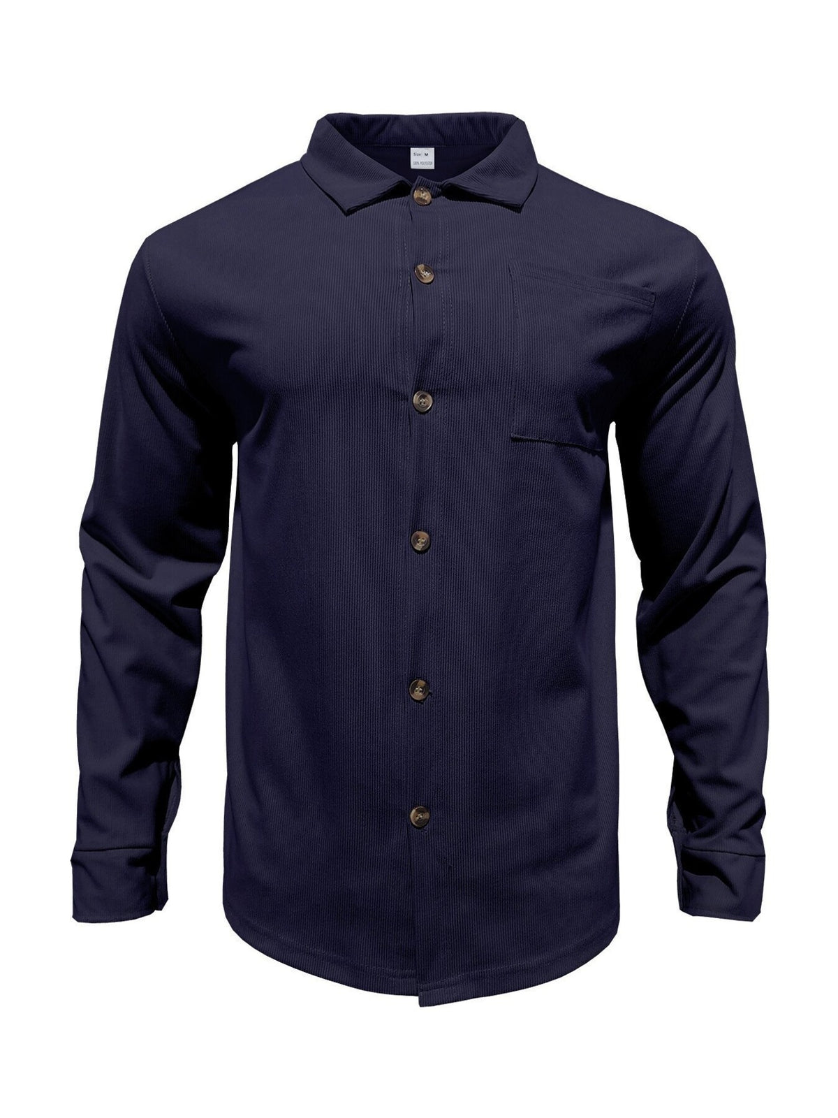 Men's Full Size Button Up Long Sleeve Shirt and Pants Set Plus Size - Lilixa.store