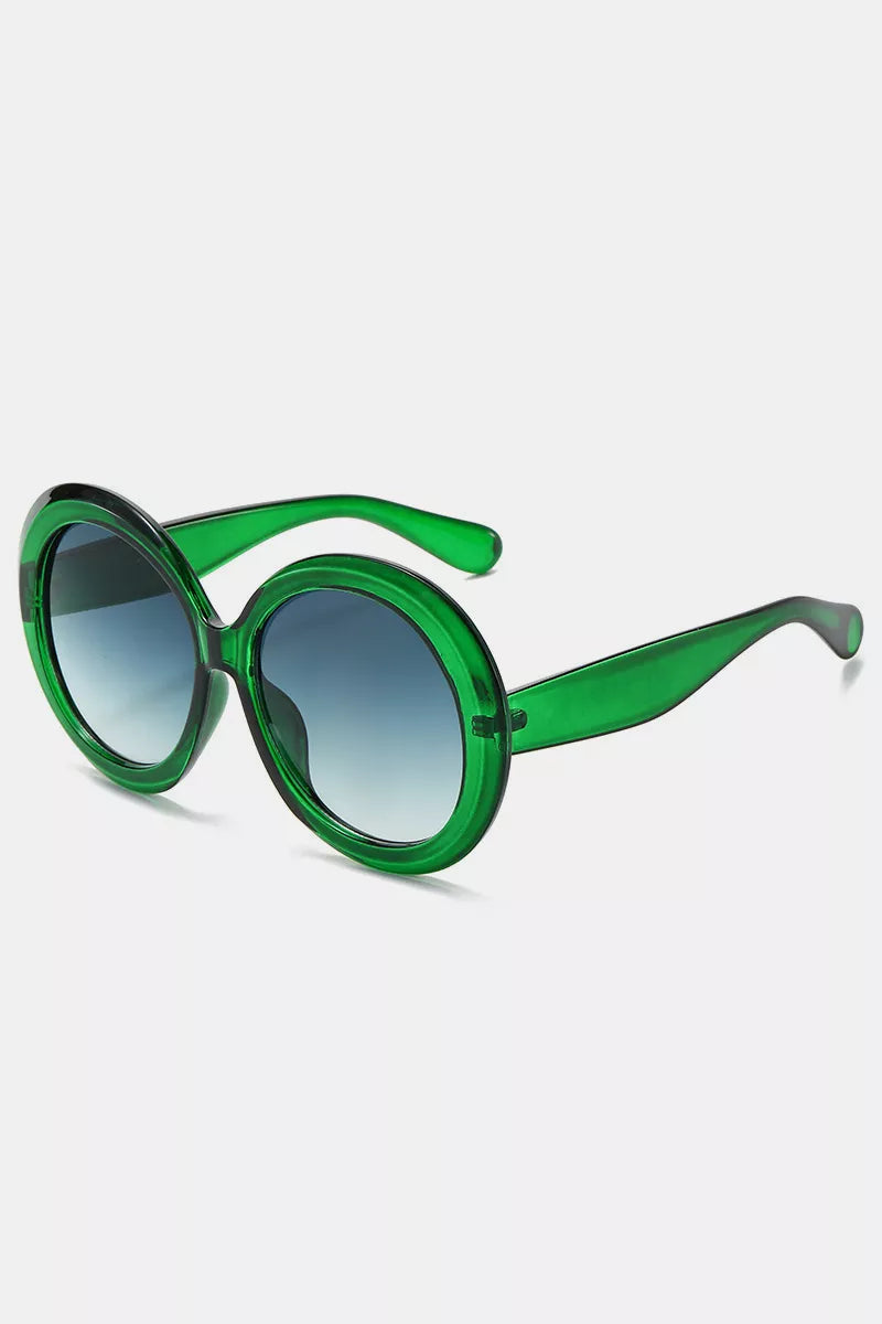 Oversized Round Frame Fashion Sunglasses - Lilixa.store