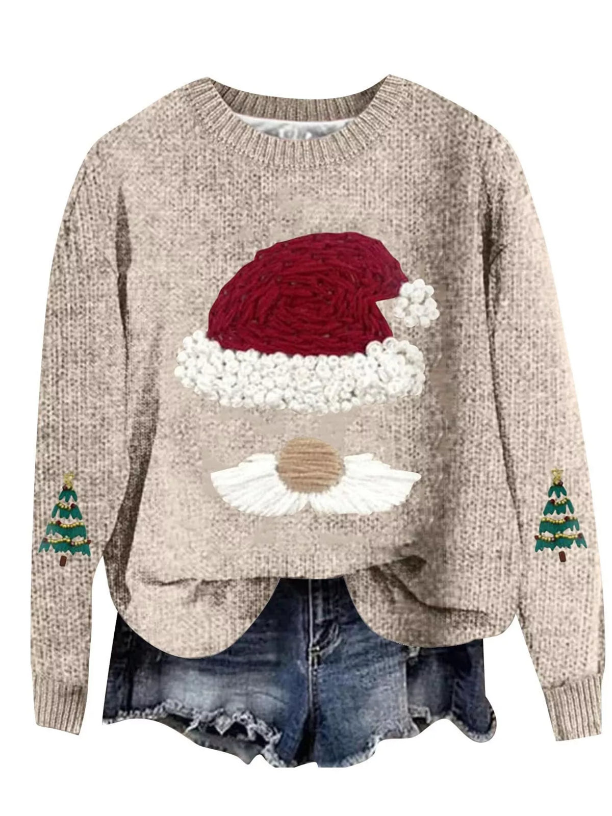 Christmas Graphic Dropped Shoulder Sweater