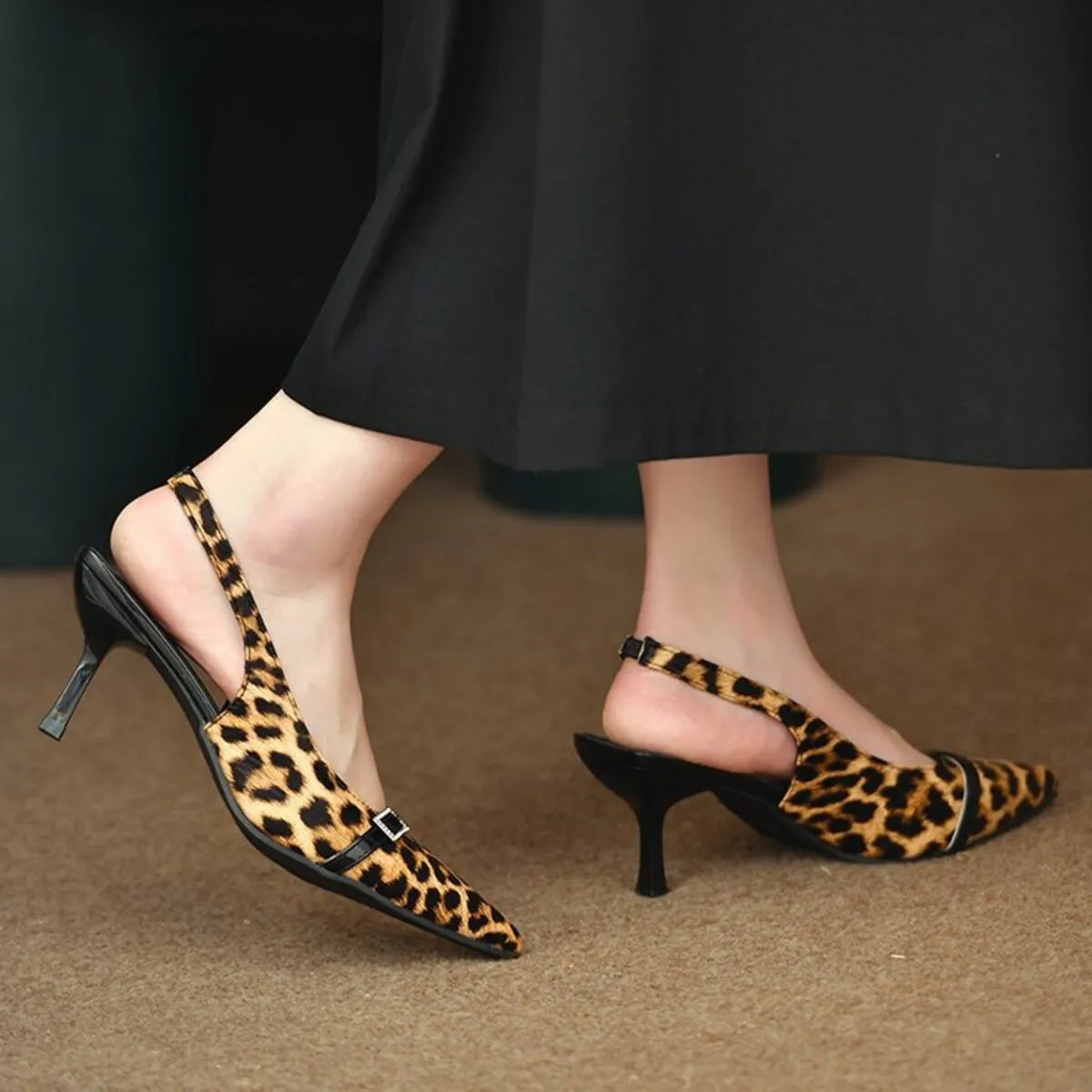 Pointed Toe Slingback Pumps - Lilixa.store