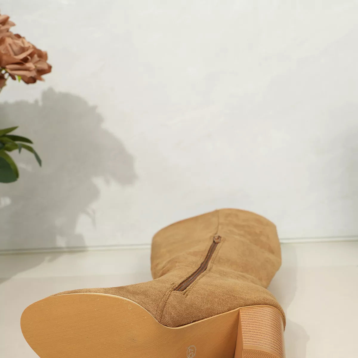 Point Toe Block Heels Boots - Lilixa.store
