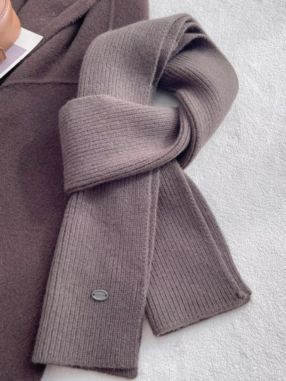 Pure Wool Soft Knit Scarf - Lilixa.store